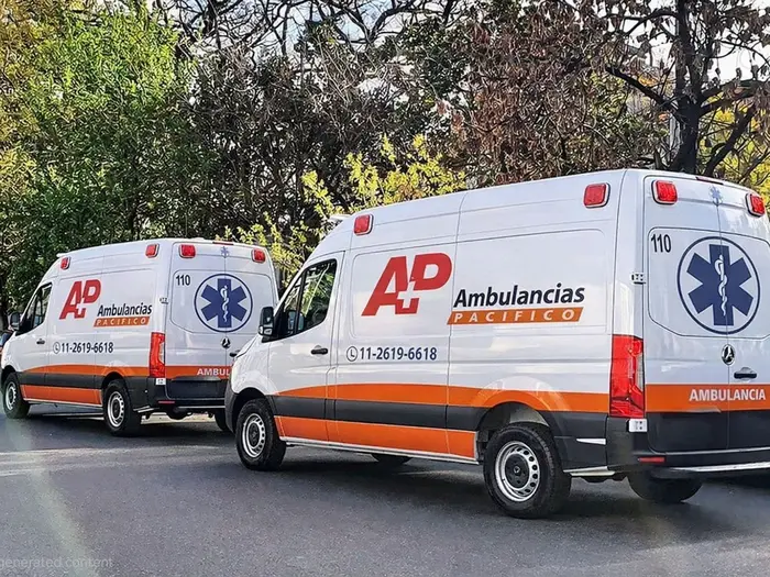 Ambulancia en servicio